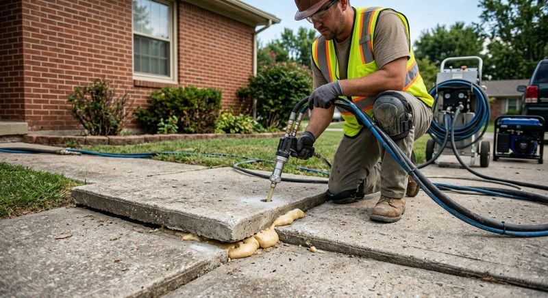Concrete Slab Jacking in Denver, CO